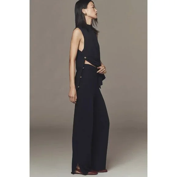 Maeve Pull-On Sweater Pants NAVYKnit XL